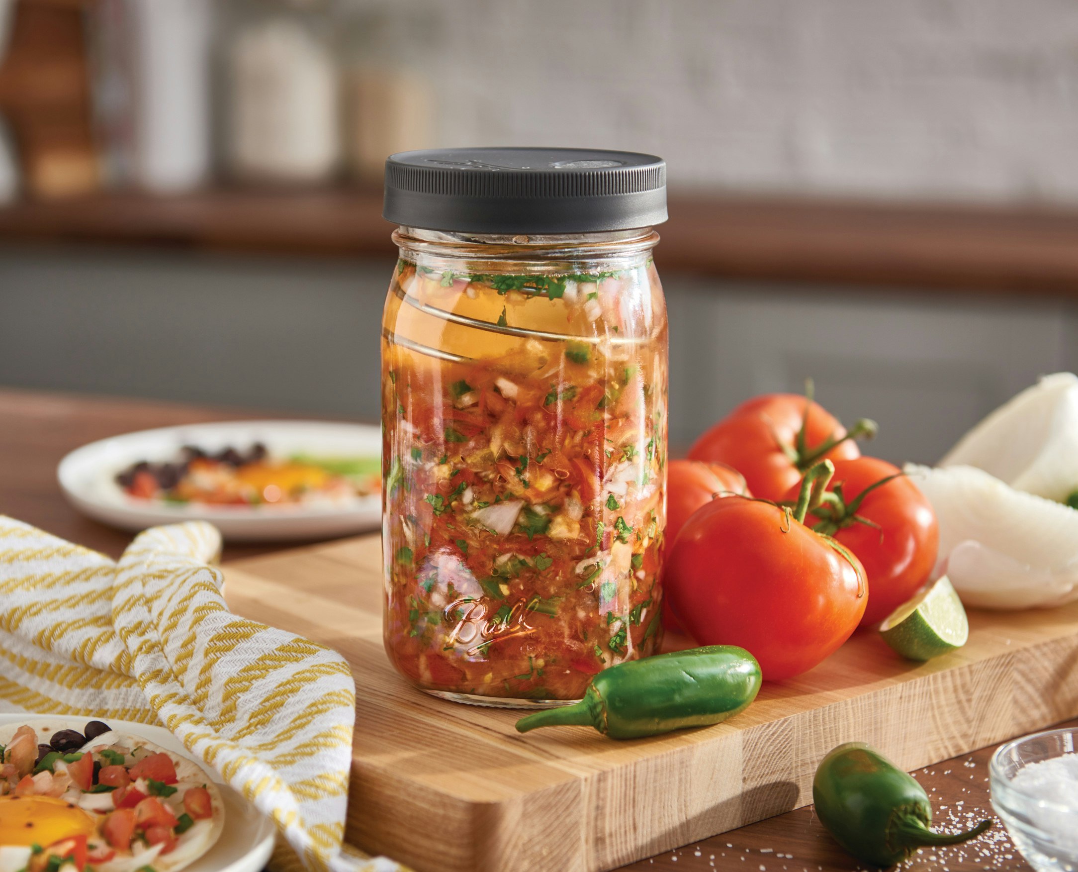 Fermented Tomato Salsa 1- (32 oz) Quart Jar