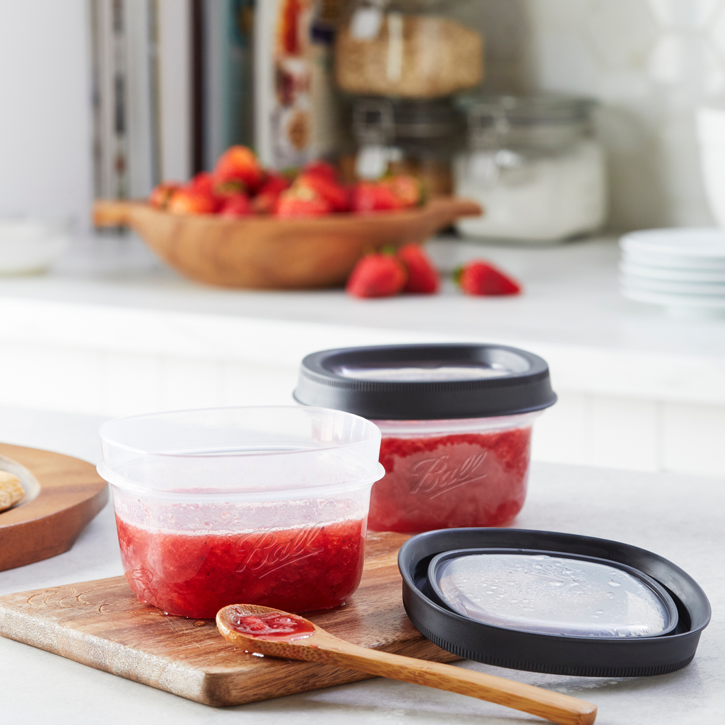 Low Sugar Strawberry Freezer Jam