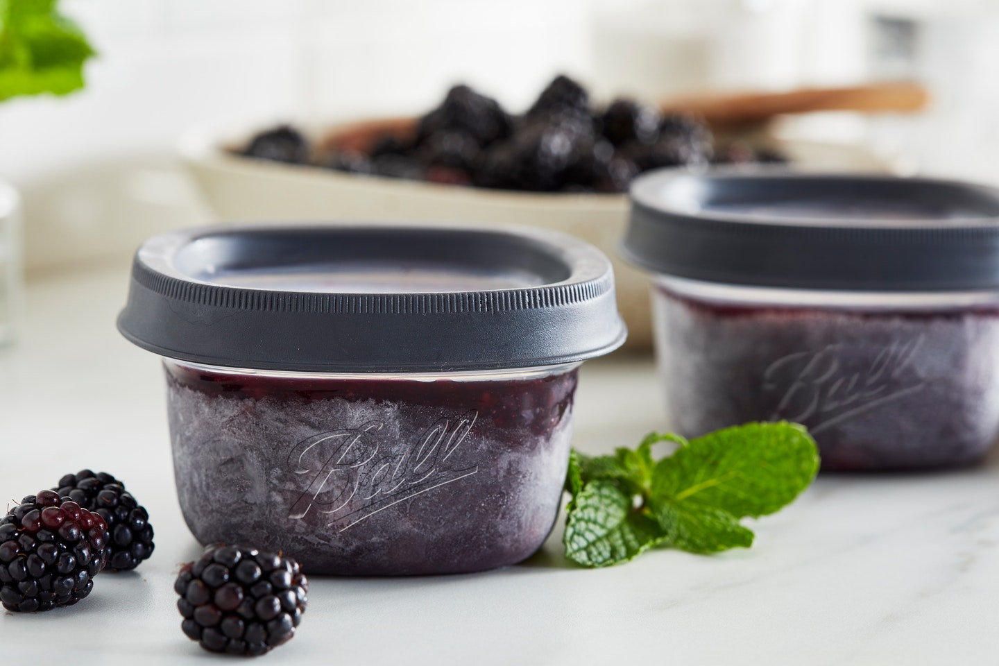Blackberry Freezer Jam with Classic Pectin